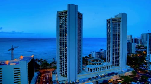 Bairro de Waikiki em Honolulu, Havaí