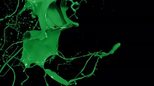 Energetic Paint Splash