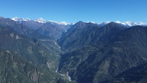 Himalayas and snow mountains
