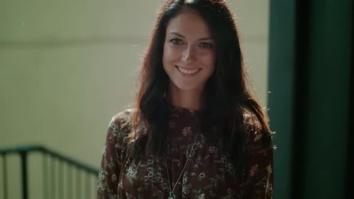 Adult Woman Smiles in Natural Light
