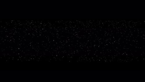 Ultra Wide Looped Falling Snowflakes