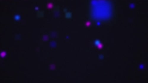 Abstrakte Partikel Light Glow Bokeh Violett Blau Futuristisch Digital