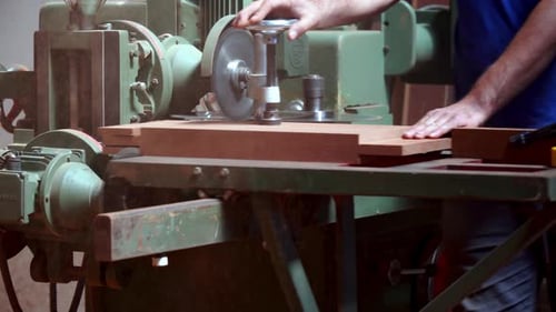wood processing and drilling machine