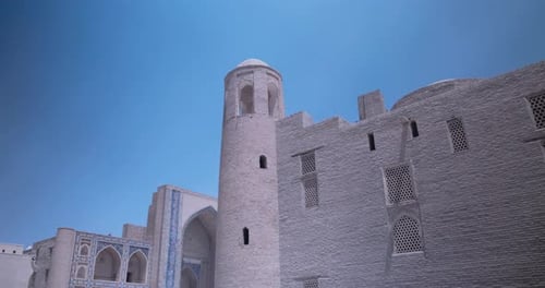 Colorful Architecture Of The Old City In Bukhara