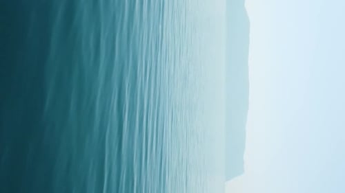 Abstract Aerial Sea Summer Ocean Sunset Nature Background Small Waves on Water Surface in Motion