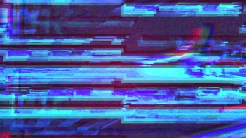 Digital Glitch Abstract Interference Loop Background