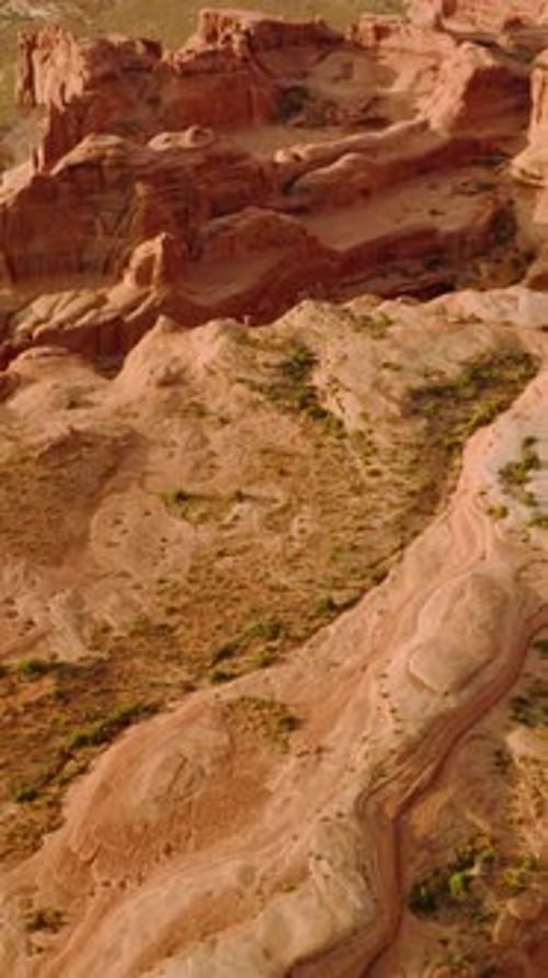 Weirdly curved mountains of Arches National Park.