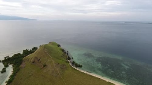 Aerial beautiful island