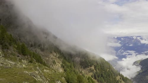 Breathtaking View on Mountain Range