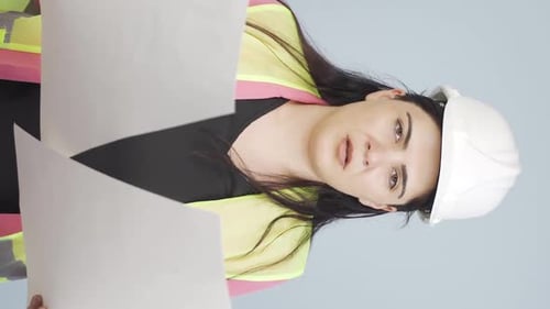 Vertical video of An unsuccessful engineer.