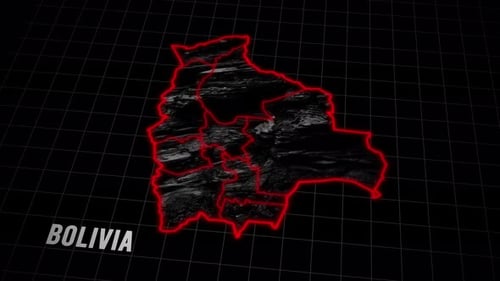 Bolivia Map Animation In Cinematic 3D Style