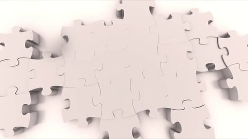White Puzzle Pieces 3