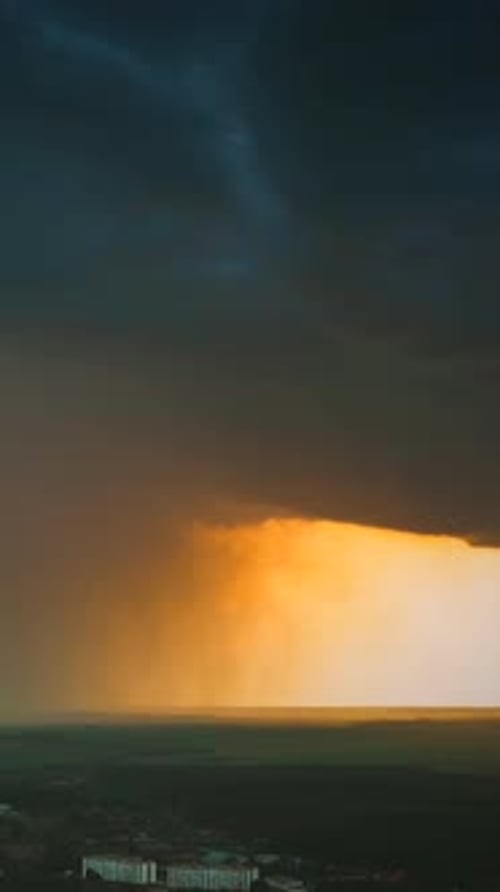 Bad Weather Aerial View Storm