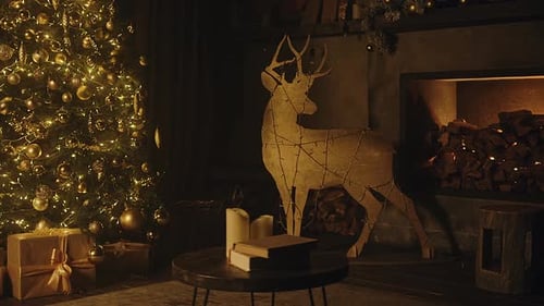 Christmas and New Year interior decoration
