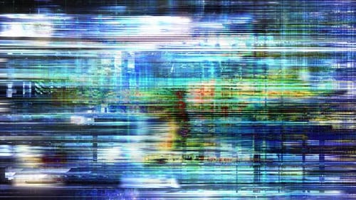 Digital Glitch Bad Signal Opener