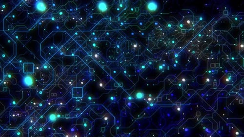 Cellular Circuit Graphic Abstract Tech Background