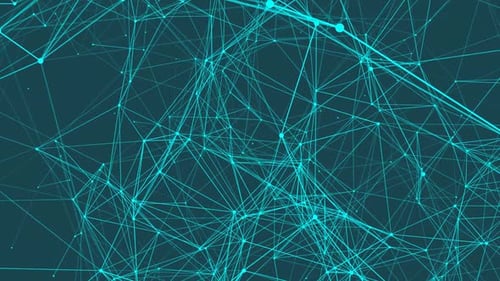 Futuristic Digital Network Plexus Connections Background