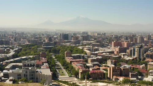 Cityscape of Yerevan the Capital of Armenia