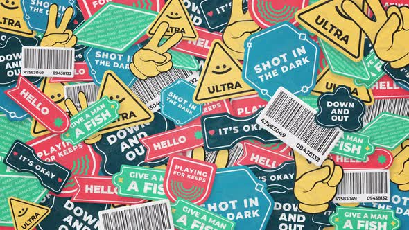 Stickers Abstract Background 2, Backgrounds Motion Graphics ft ...