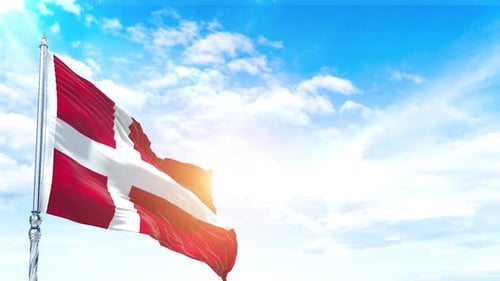 Flagge Dänemarks