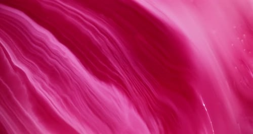 Viscous Pink and White Liquid Abstract Background