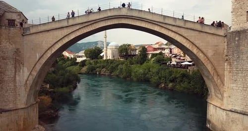 Mostar Old Bridge Aerial