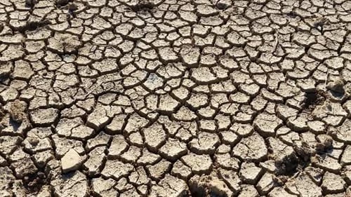 Cracked Dry Earth Background, climate change concept