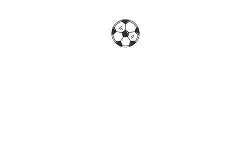 soccer ball bouncing animation looping video