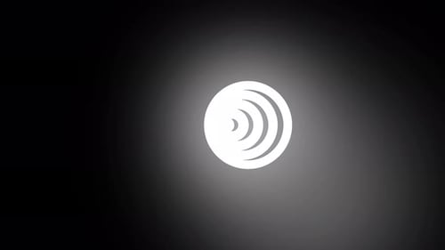 Abstract Signal Frequency Wave Background Digital Sound Visualization Loop