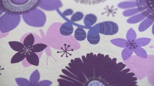 Macro Paper Craft Patterns Flowers Texture Background