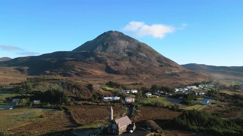 Sacred Heart Catholic Church Co. Donegal - Ireland - 4K Cinematic Drone Footage 04