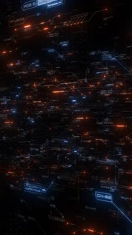 Vertical Video Futuristic CG Animation