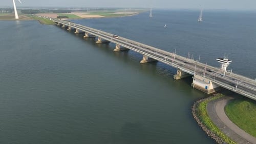 Ketelbrug with the A6 highway
