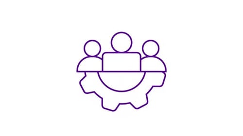 Corporate Team Icon Reveal Animation