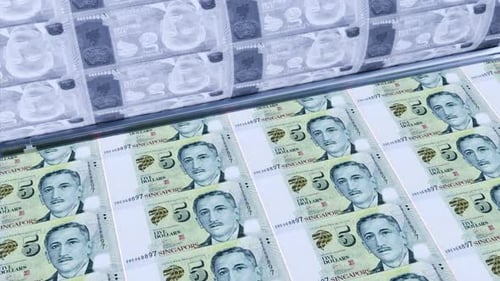 Printing 5 Singapore Dollar Banknotes 4