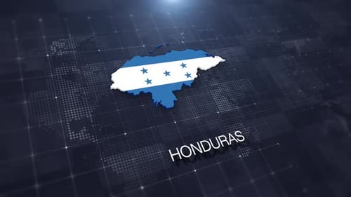 Visualización del mapa de Honduras