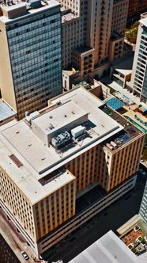 Aerial view of Dallas architecture showcasing downtown buildings
