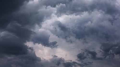 Dark Storm Clouds Moving Fast