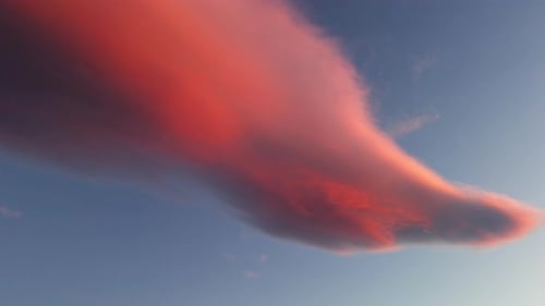 Red Clouds on a Sunset Sky
