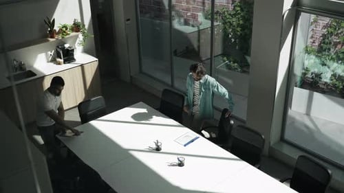 Group of Diverse Modern Business People Having a Creative Meeting in Office During Daytime