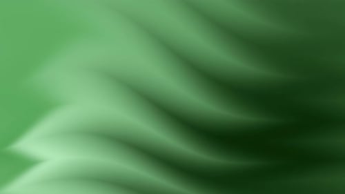Fondo abstracto de ondas fluidas degradadas de color verde suave, movimiento de luz suave