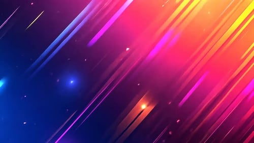 Dynamischer, lebendiger abstrakter Hintergrund mit diagonalen Linien und leuchtenden Farben