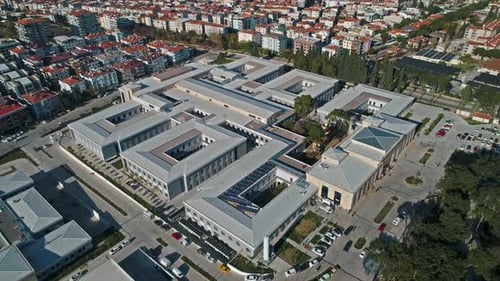 turkey izmir buca seyfi demirsoy hospital bird's eye view