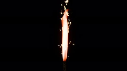 Woman Kid Child Blowing Candles on Birthday Cake Macro Close Up of Some Unlit Candles and Just One