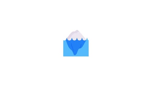 Animation des Eisberg-Symbols