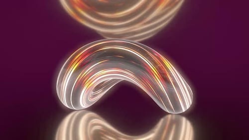 Formes lumineuses abstraites 4K