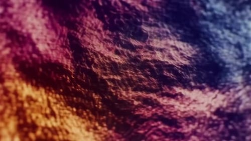 Abstrakte 3D-gerenderte strukturierte Flüssigkeitsoberflächenanimation mit