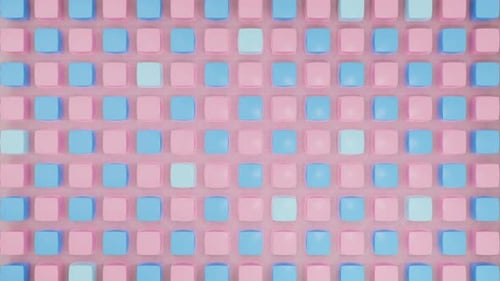 Rangées d'ovales lisses de couleur pastel sur une surface texturée