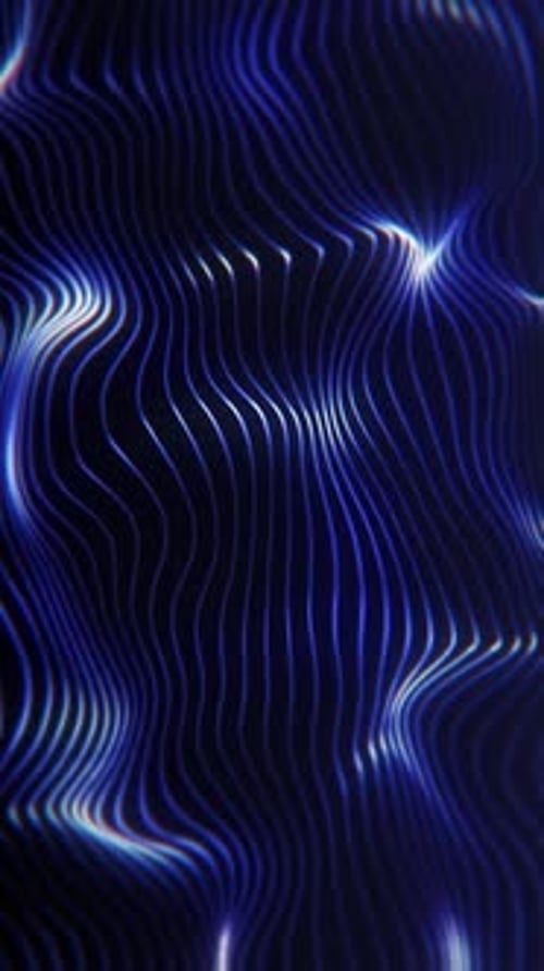 Abstract Flowing Glowing Blue Lines Background