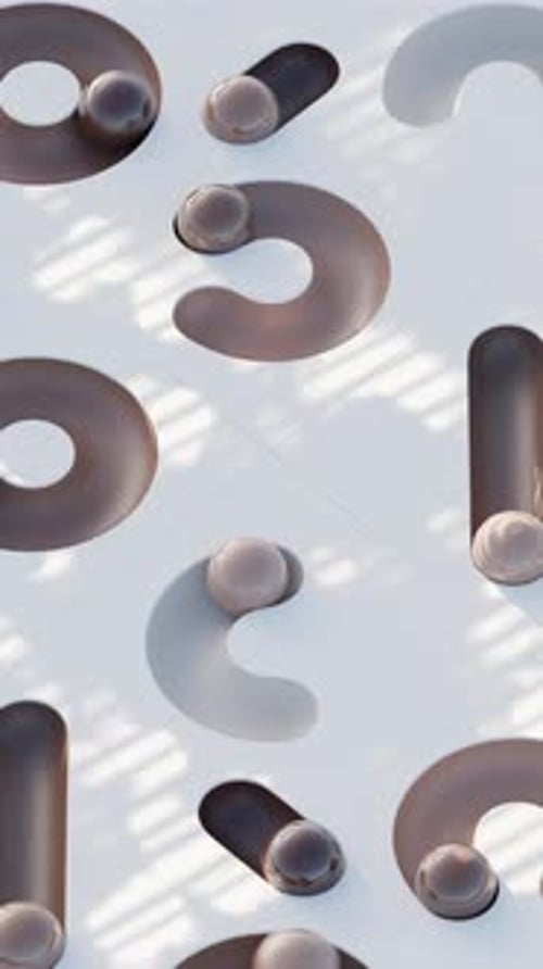 Geometric Path Colorful Balls 3d Loop